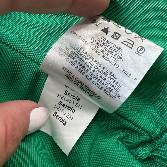 See By Chloe Ottoman Zipper Dress Green Sz 4 - Picture 9 of 13